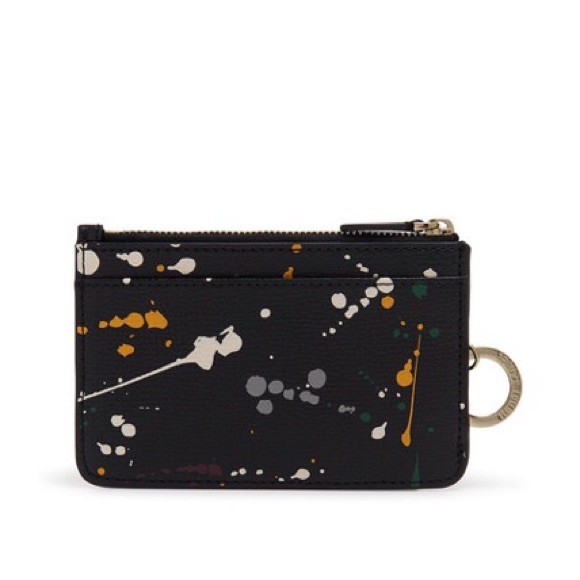 henri bendel Accessories - Henri Bendel Splatter Print Mini Coin Purse